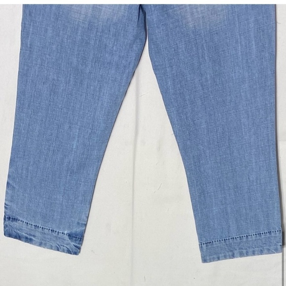 Vintage Tommy Hilfiger Denim Light Wash Resa Capri Ragged Aged Wash 28 - Picture 10 of 13